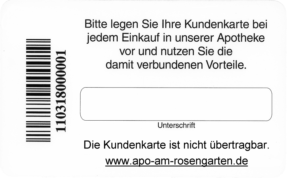 Kundenkarte